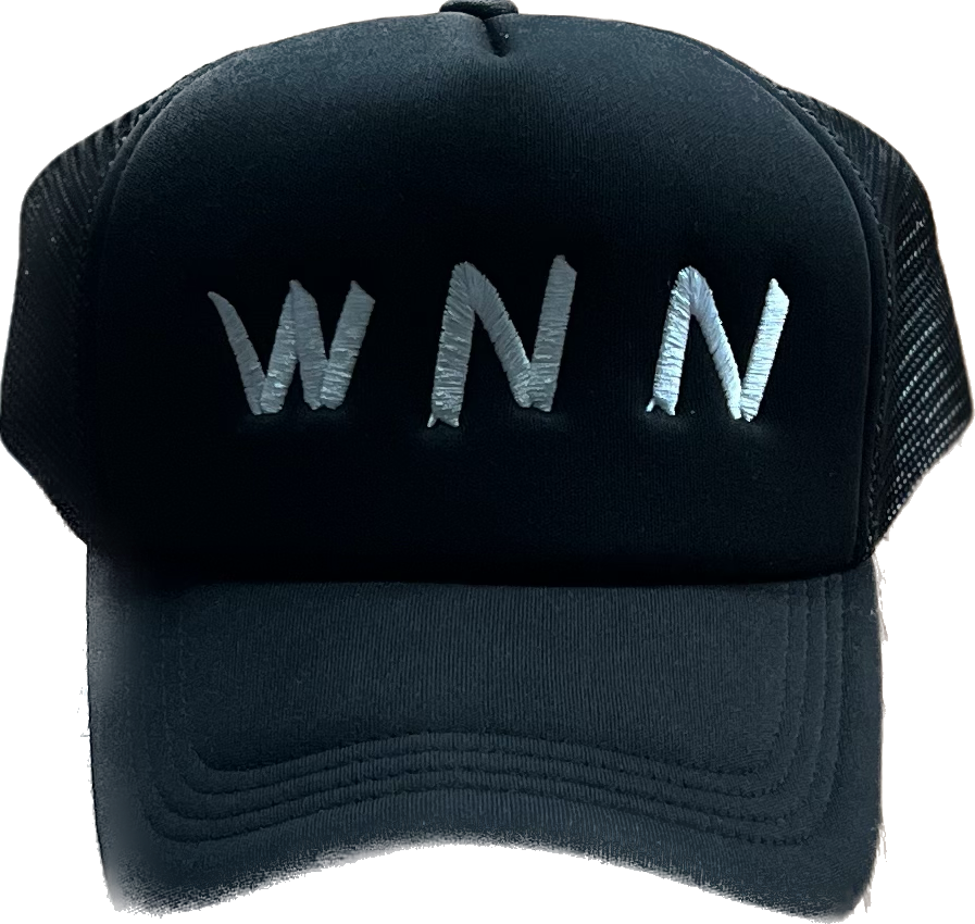 Black with  embroidery WNN hat